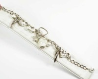 bracelet charms dent blanc