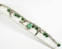 bracelet charms dent vert