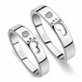 bague couple unisexe